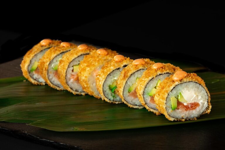 Темпура с лососем (8шт)