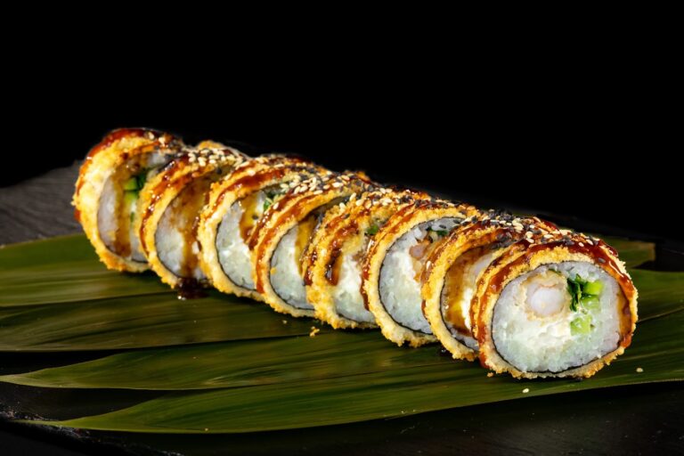 Темпура с креветками (8шт)