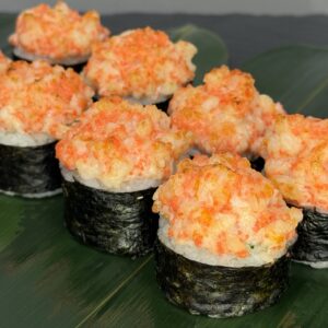 Запечённые маки с креветками (8шт)